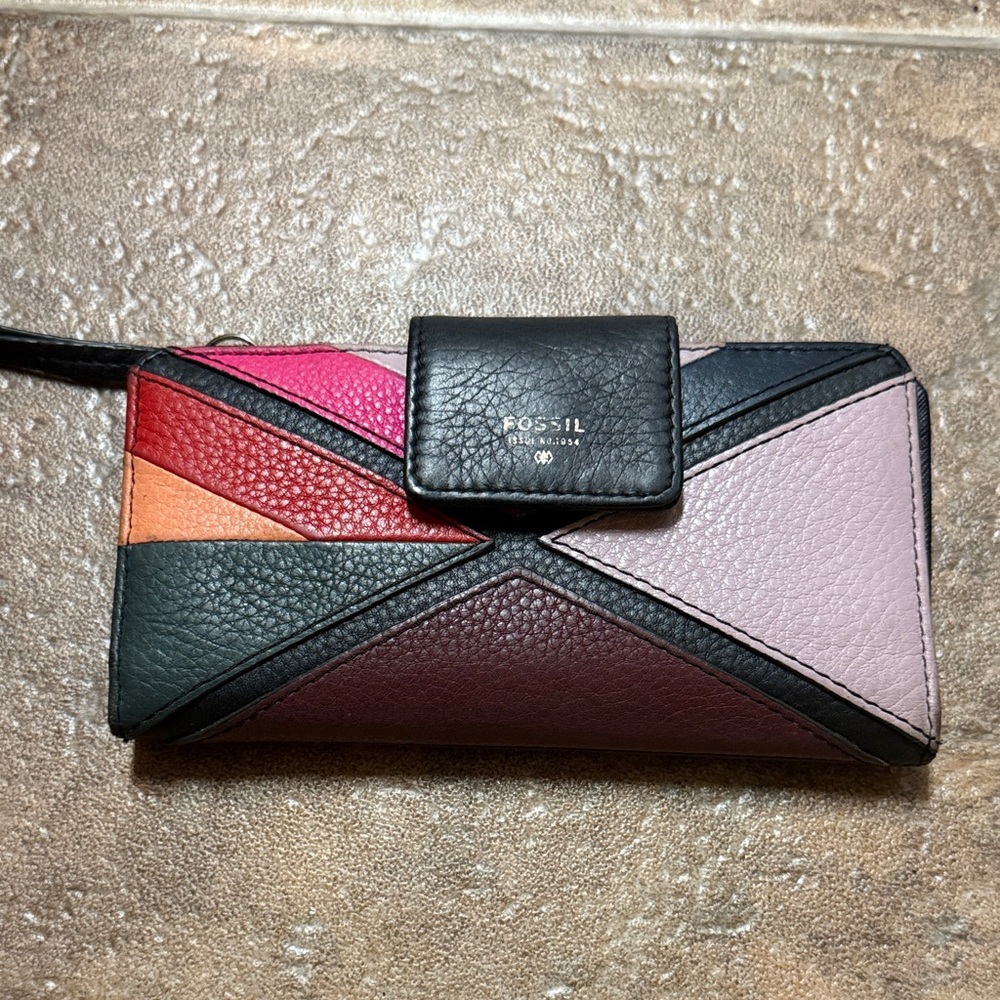 Fossil Women's Colorful Leather Wallet